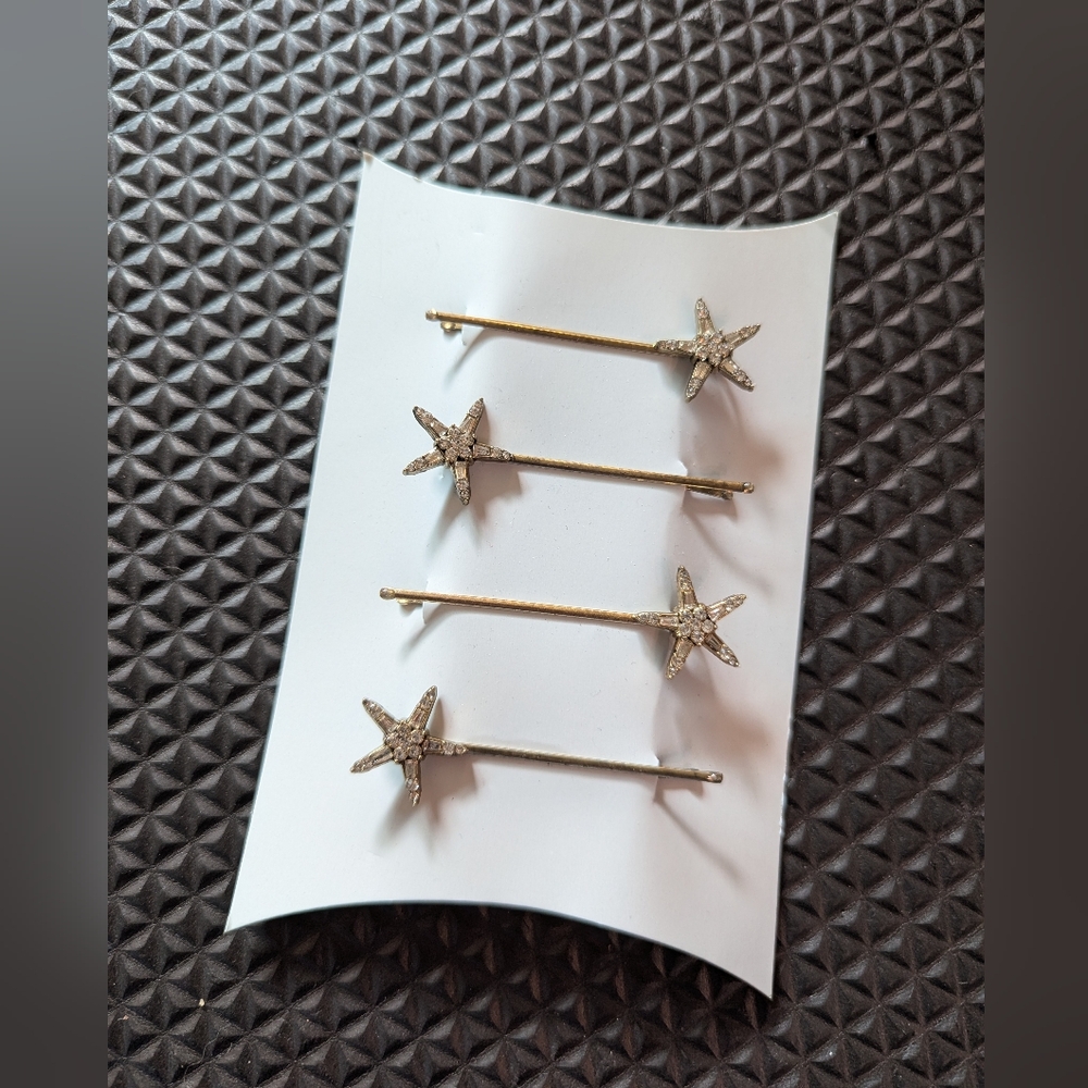 4 For 25🔥 NEW Kristen Ess Star Bobby Pins (Set of 4)